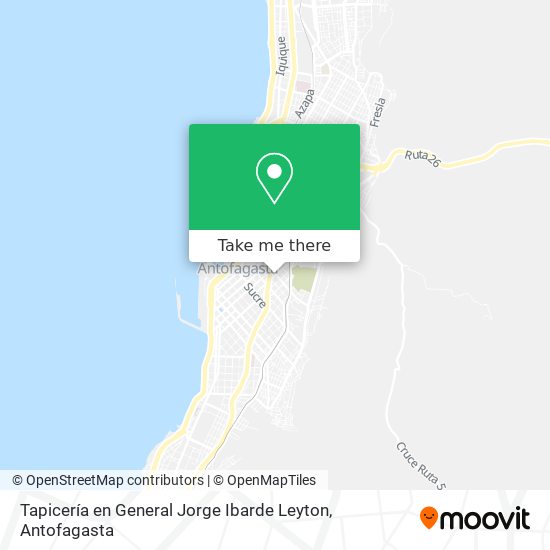 Mapa de Tapicería en General Jorge Ibarde Leyton