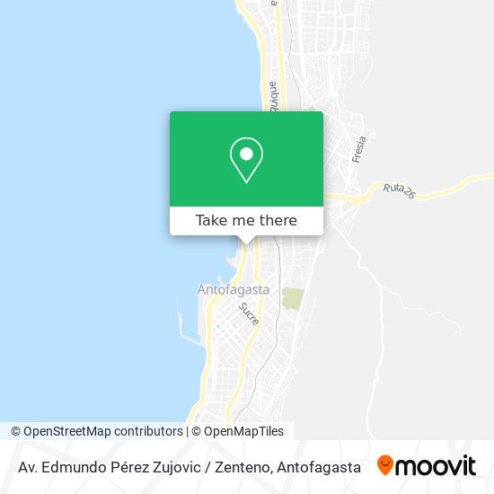 Mapa de Av. Edmundo Pérez Zujovic / Zenteno