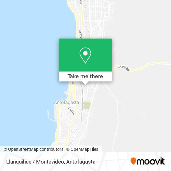 Llanquihue / Montevideo map