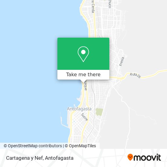 Cartagena y Nef map