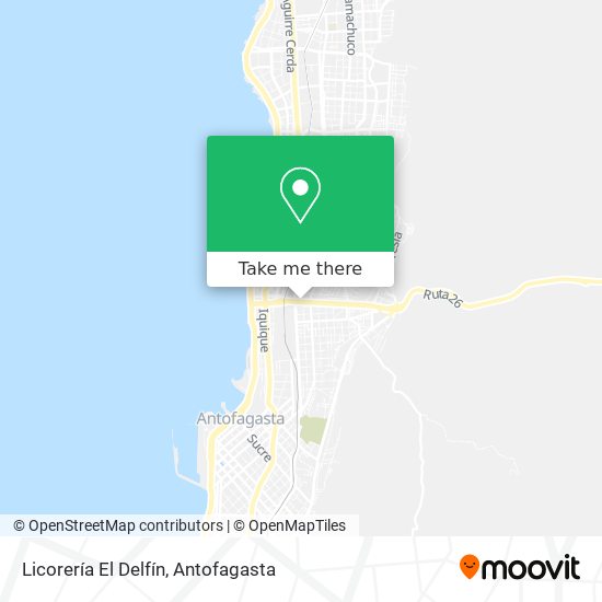 Licorería El Delfín map