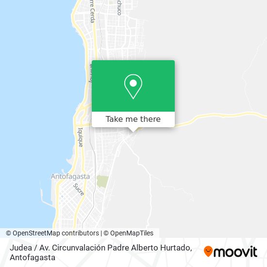 Mapa de Judea / Av. Circunvalación Padre Alberto Hurtado