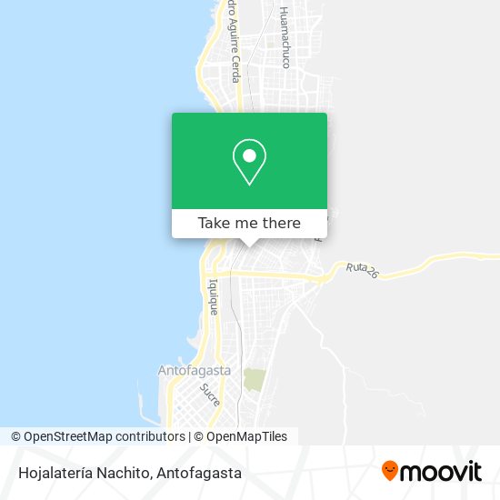Hojalatería Nachito map