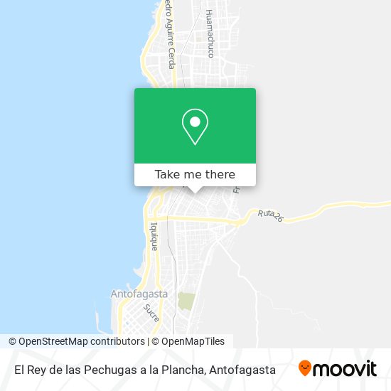 Mapa de El Rey de las Pechugas a la Plancha