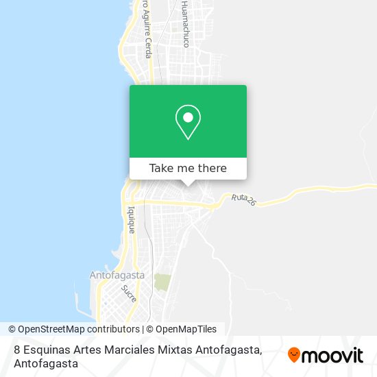8 Esquinas Artes Marciales Mixtas Antofagasta map