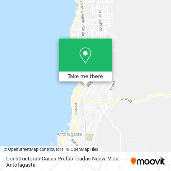 Constructoras-Casas Prefabricadas Nueva Vida map