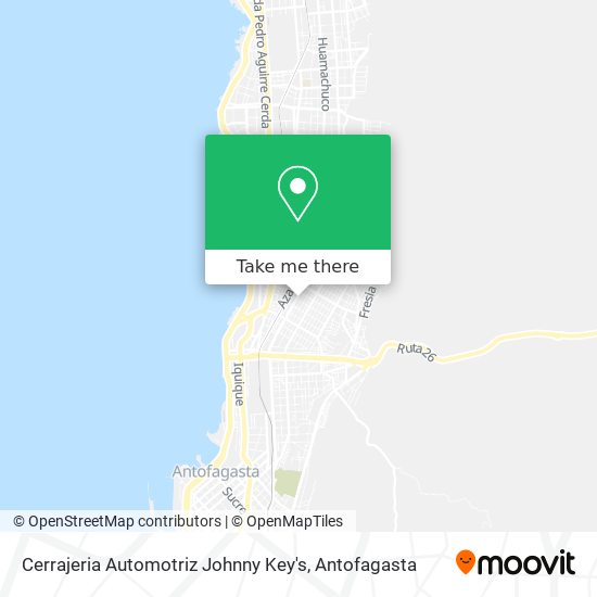 Cerrajeria Automotriz Johnny Key's map