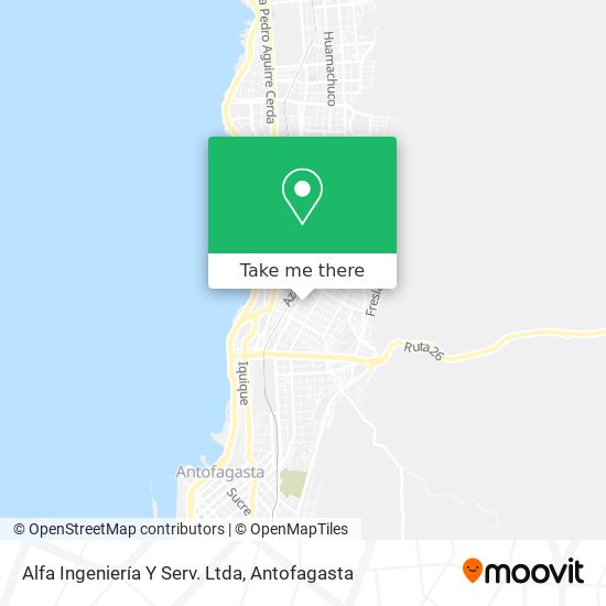 Alfa Ingeniería Y Serv. Ltda map