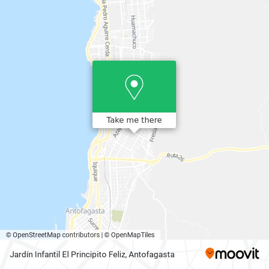 Jardín Infantil El Principito Feliz map