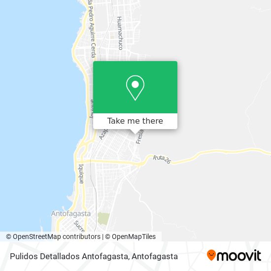 Pulidos Detallados Antofagasta map
