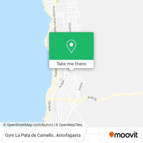 Gym La Pata de Camello. map