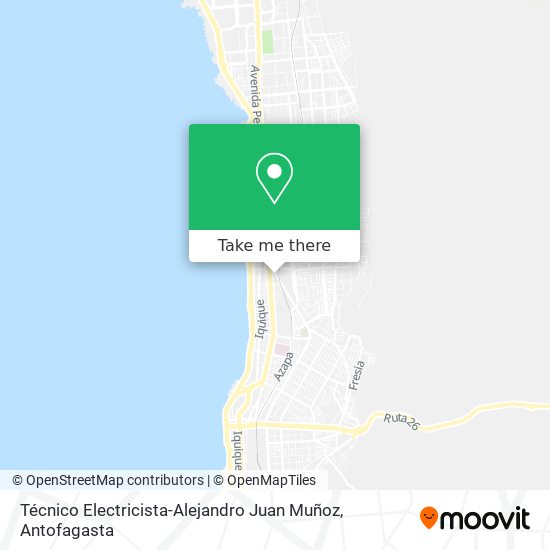 Mapa de Técnico Electricista-Alejandro Juan Muñoz