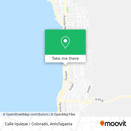 Calle Iquique / Colorado map