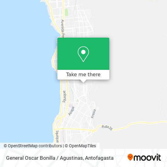 General Oscar Bonilla / Agustinas map