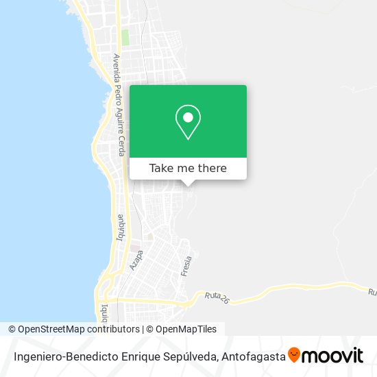 Ingeniero-Benedicto Enrique Sepúlveda map