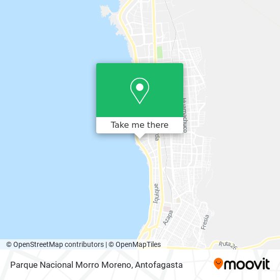 Mapa de Parque Nacional Morro Moreno