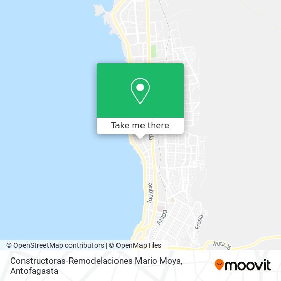 Mapa de Constructoras-Remodelaciones Mario Moya