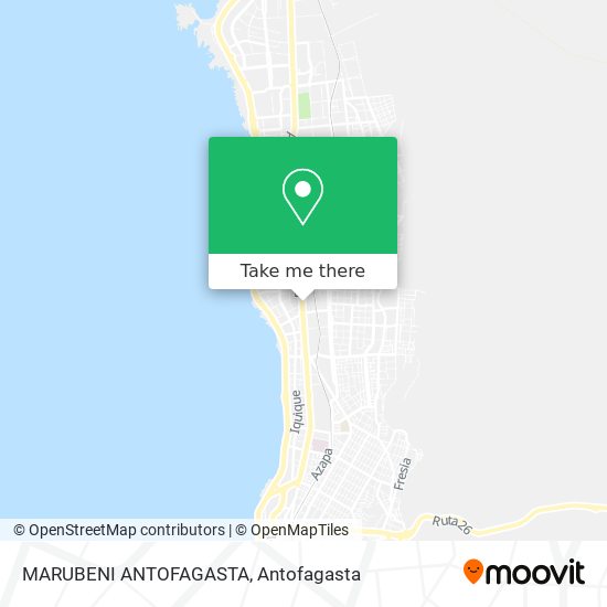 MARUBENI ANTOFAGASTA map
