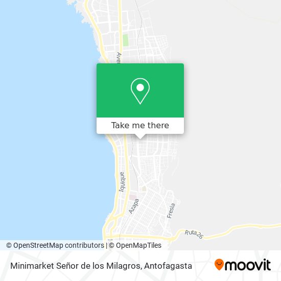 Mapa de Minimarket Señor de los Milagros