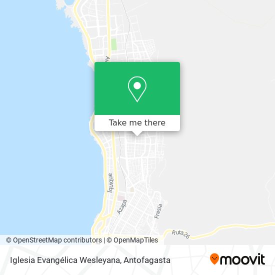 Iglesia Evangélica Wesleyana map