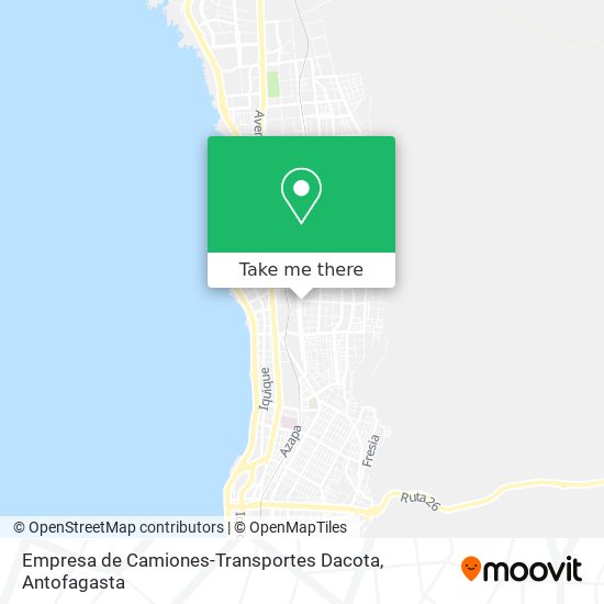 Mapa de Empresa de Camiones-Transportes Dacota