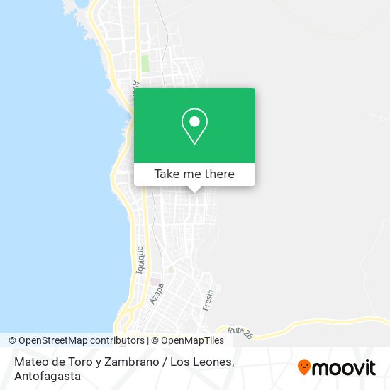 Mateo de Toro y Zambrano / Los Leones map