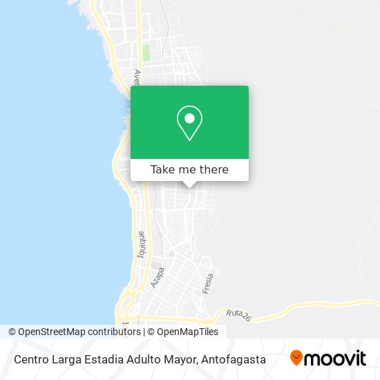 Mapa de Centro Larga Estadia Adulto Mayor