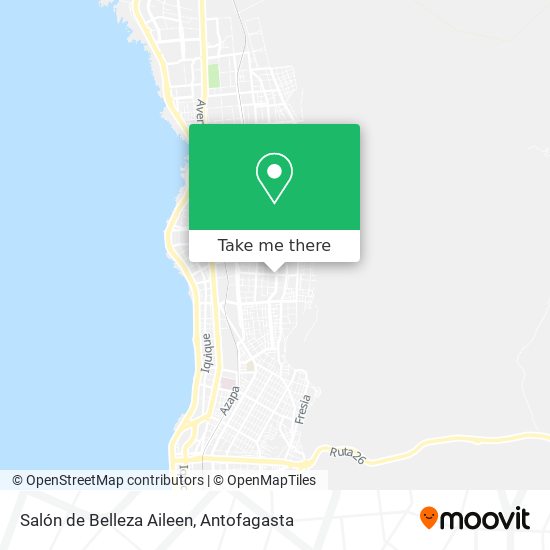 Mapa de Salón de Belleza Aileen