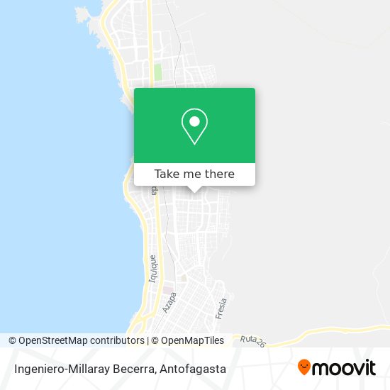 Ingeniero-Millaray Becerra map