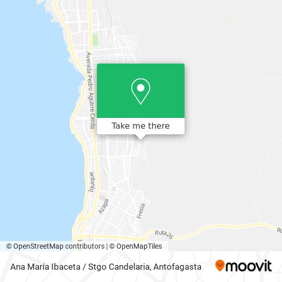 Ana María Ibaceta / Stgo Candelaria map