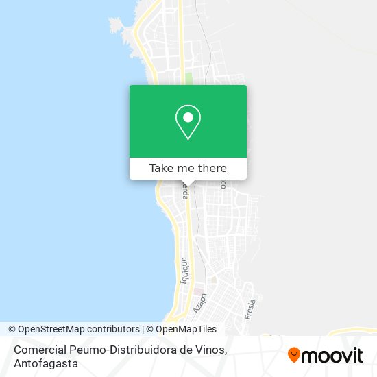 Comercial Peumo-Distribuidora de Vinos map