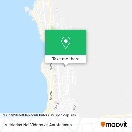 Vidrierias-Nal Vidrios Jr map