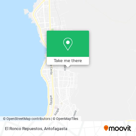 El Ronco Repuestos map