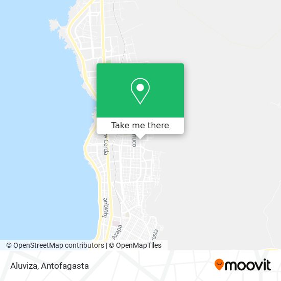 Mapa de Aluviza
