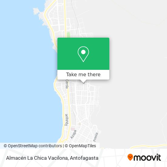 Mapa de Almacén La Chica Vacilona