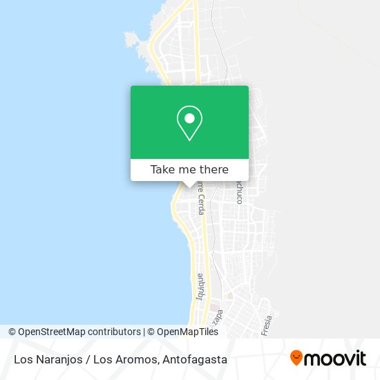 Los Naranjos / Los Aromos map