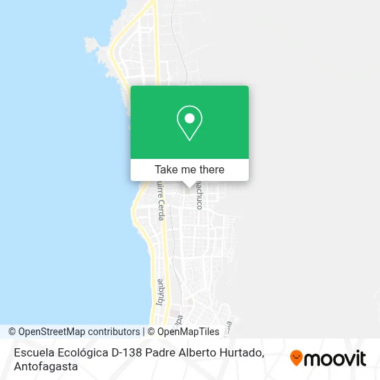 Mapa de Escuela Ecológica D-138 Padre Alberto Hurtado