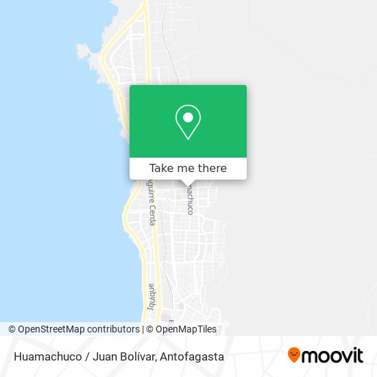 Huamachuco / Juan Bolívar map