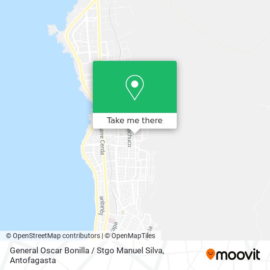 General Oscar Bonilla / Stgo Manuel Silva map
