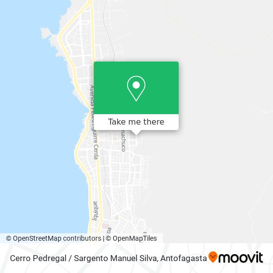 Mapa de Cerro Pedregal / Sargento Manuel Silva
