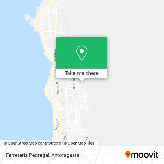 Mapa de Ferreteria Pedregal