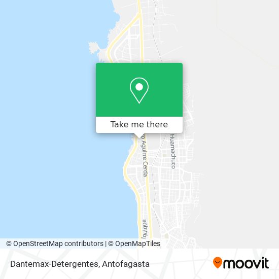 Mapa de Dantemax-Detergentes