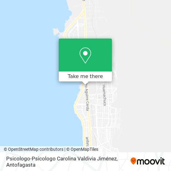 Mapa de Psicologo-Psicologo Carolina Valdivia Jiménez