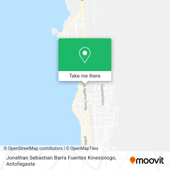 Jonathan Sebastian Barra Fuentes Kinesiologo map