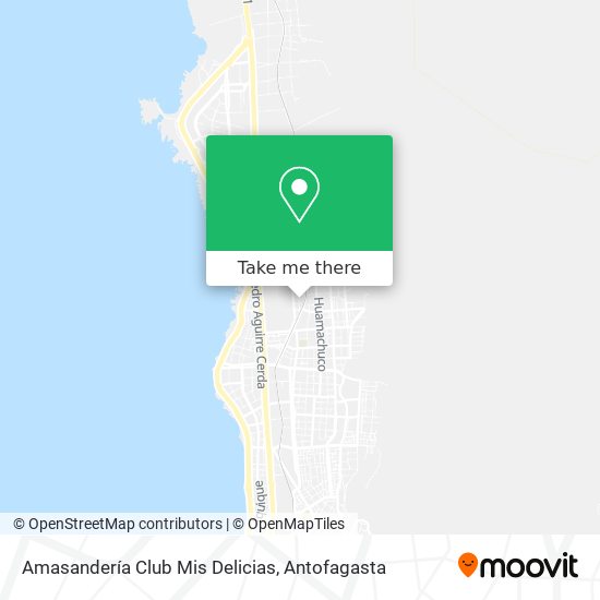 Amasandería Club Mis Delicias map