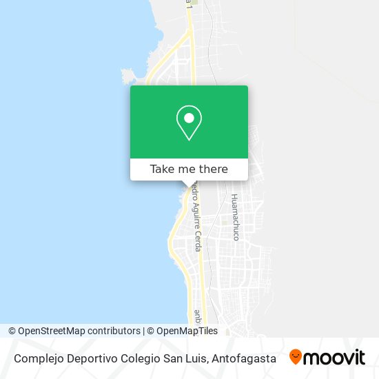 Complejo Deportivo Colegio San Luis map