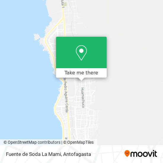 Mapa de Fuente de Soda La Mami