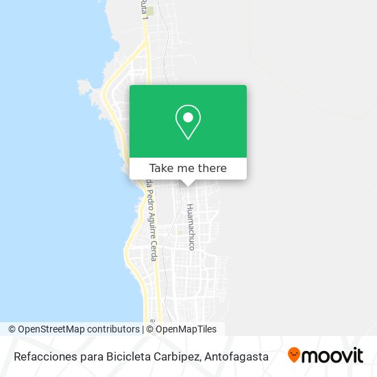 Refacciones para Bicicleta Carbipez map