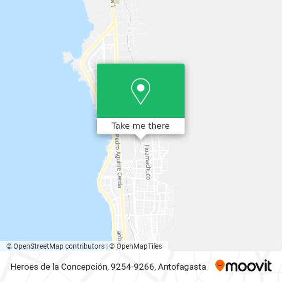 Mapa de Heroes de la Concepción, 9254-9266