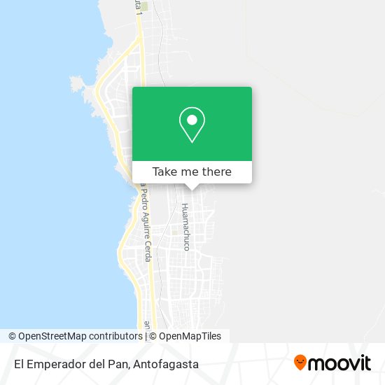 El Emperador del Pan map